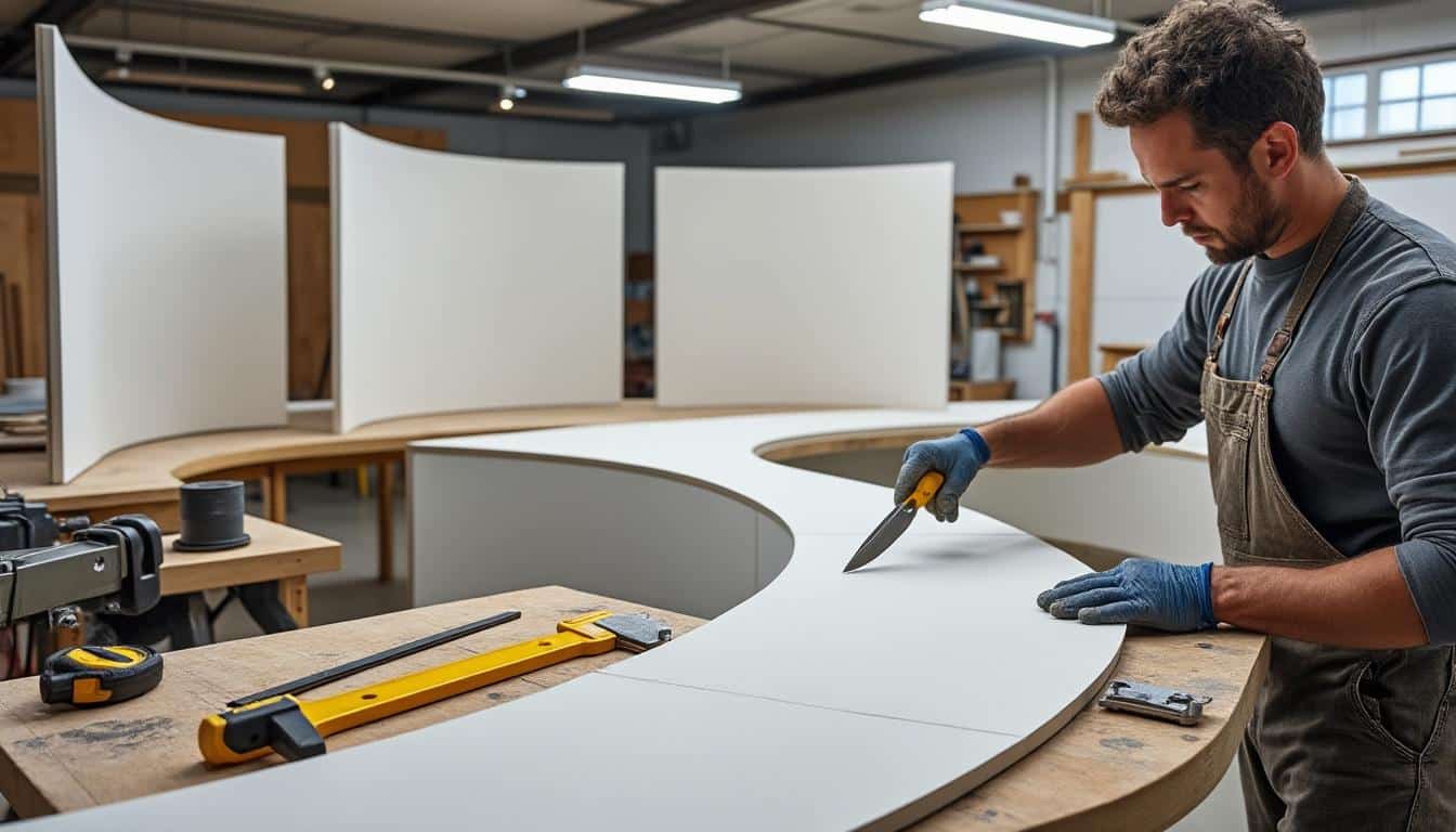 découvrez les méthodes et outils indispensables pour réaliser des cloisons courbes en plaques de plâtre. ce guide pratique vous accompagne étape par étape dans la création de structures élégantes et fonctionnelles, tout en vous fournissant des conseils d'experts pour un résultat professionnel.