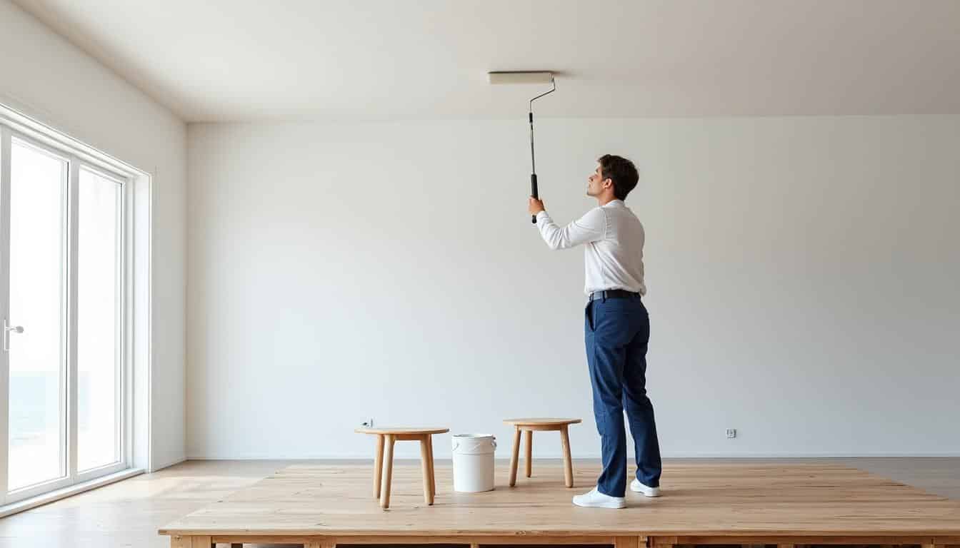 découvrez nos astuces pour peindre un plafond sans laisser de traces, même sans escabeau haut. guide pratique pour un résultat professionnel en toute simplicité.